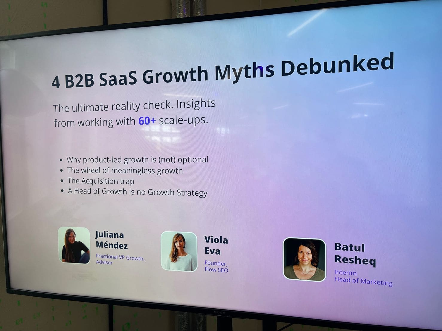 4 B2B SaaS Growth Myths Debunked | Berlin