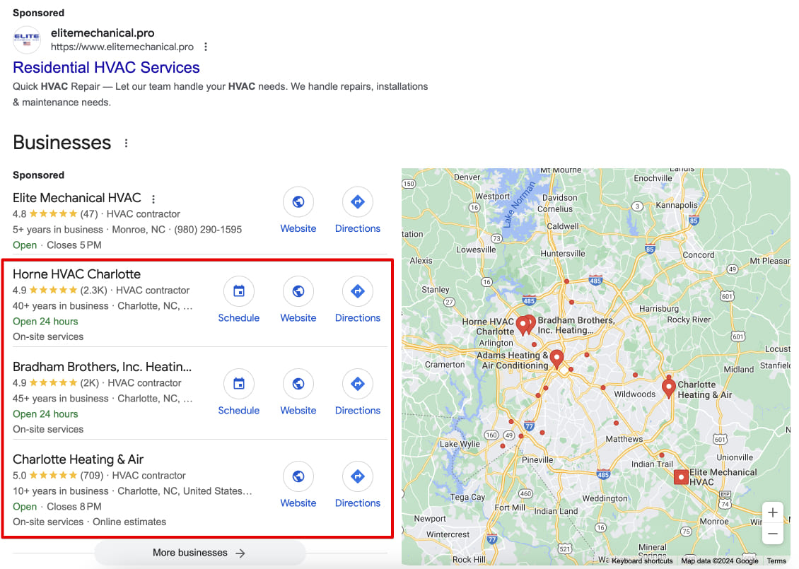 Local SEO Services in Charlotte