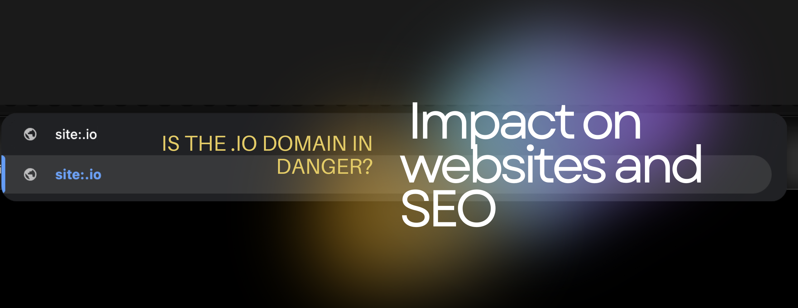 Is the .io Domain in Danger? Impact on Websites and SEO