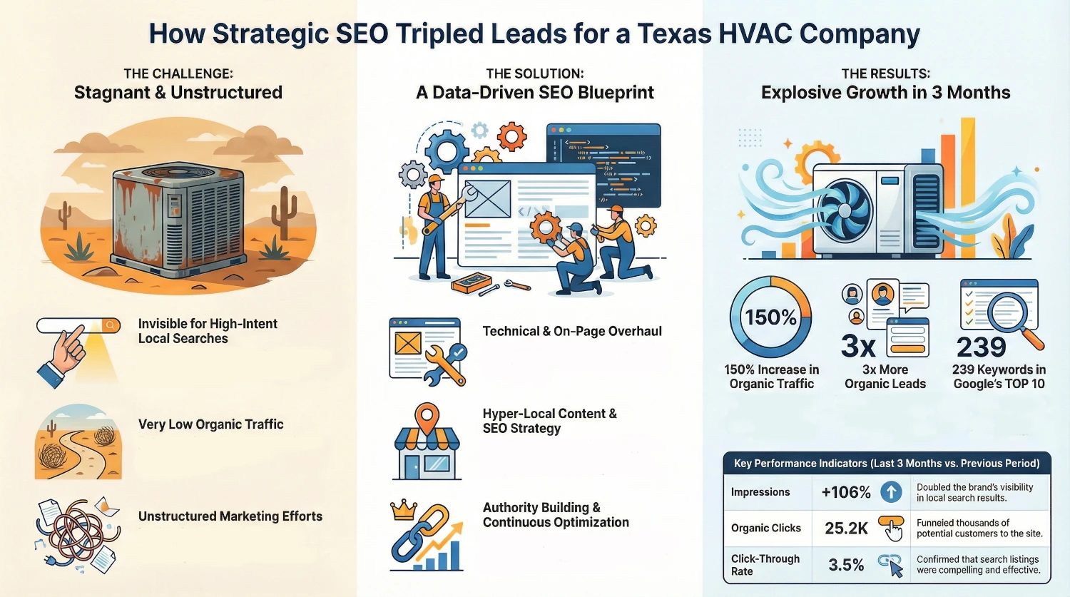 Texas HVAC SEO Case Study