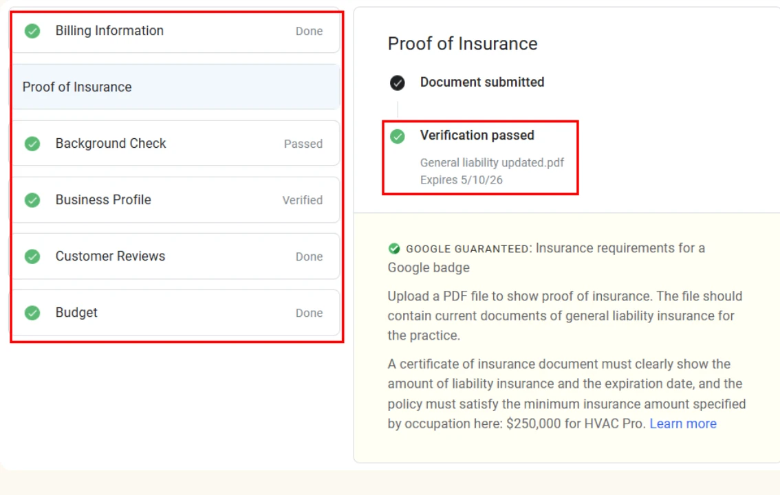 Google Guaranteed Local Service Ads